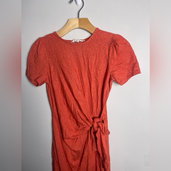 Boden Women's Red Knot Front Jersey Midi Dress Petite Size 6P - Picture 8 of 12